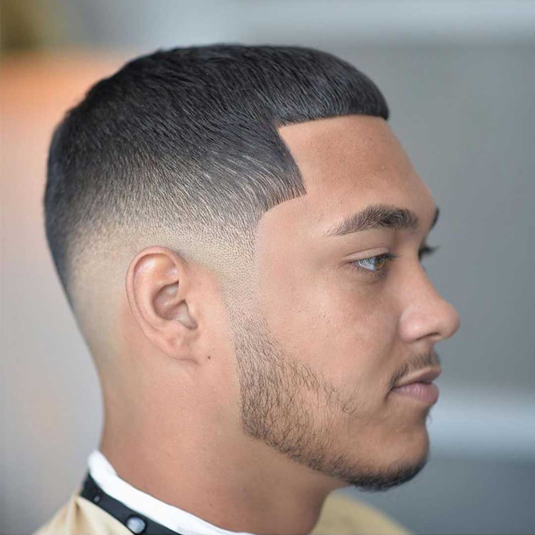 Caesar with low fade